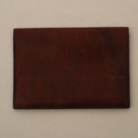 Leplat - 4 5/8" x 6 5/8" - Dark Red - Check, Credit Card, Banknote, Card Holder - Picture 2 of 7